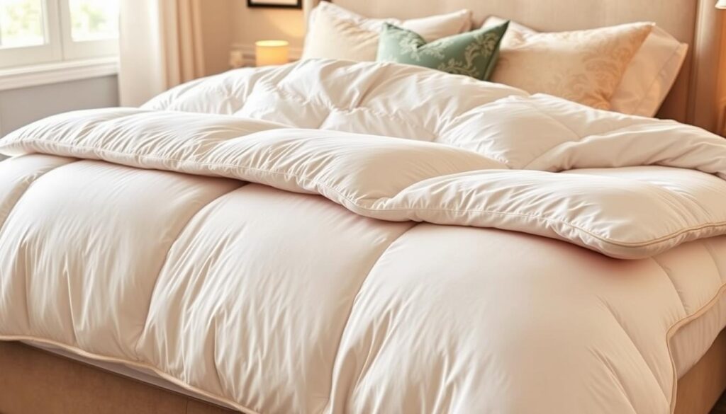 down comforters vs down alternative comforters