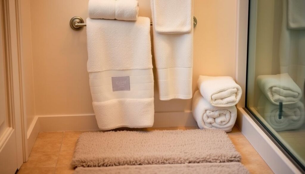 guest towels, hand towels, bath mats