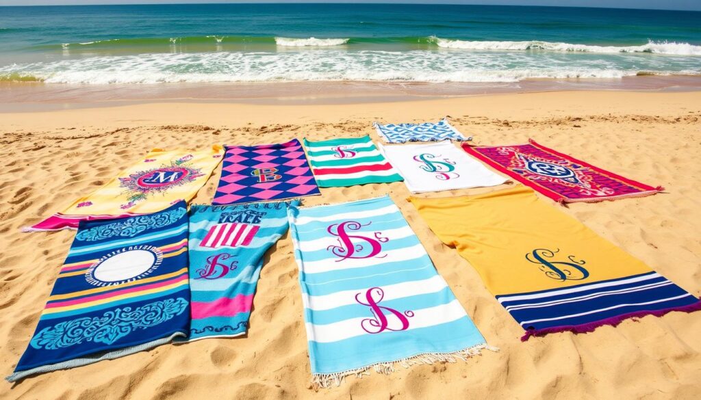 personalized beach towels